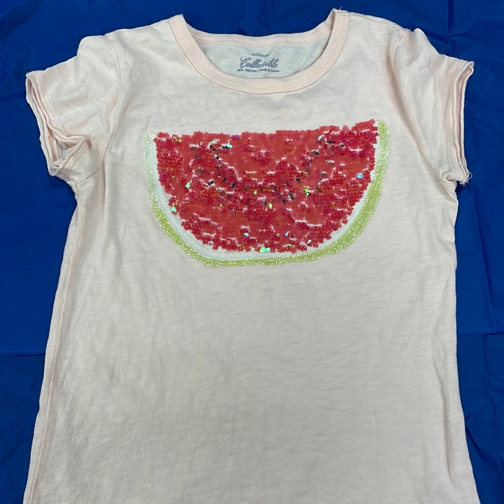 Watermelon Crew cut pink shirt